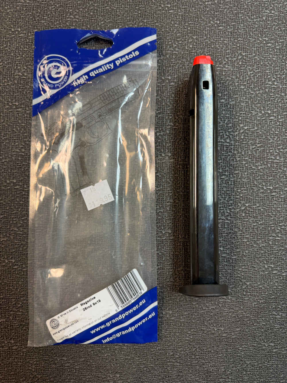 Bersa Grand Power Magazine P-11 Mk 12 - 9mm - 26 Rounds - Blue-img-0