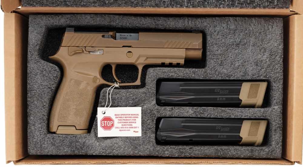 SIG Sauer M17 – Coyote PVD – With Factory Box & FOIA Military Letter-img-0
