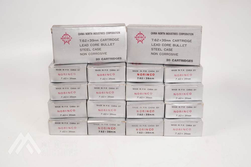 360x 7.62X39 Norinco 123 Gr FMJ Steel Cased Target Rifle Ammo-img-0
