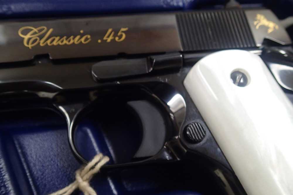 COLT 1911 SERIES 80 ROYAL BLUE "CLASSIC 45" DAVIDSONS EXCLUSIVE 1995 NIB-img-4