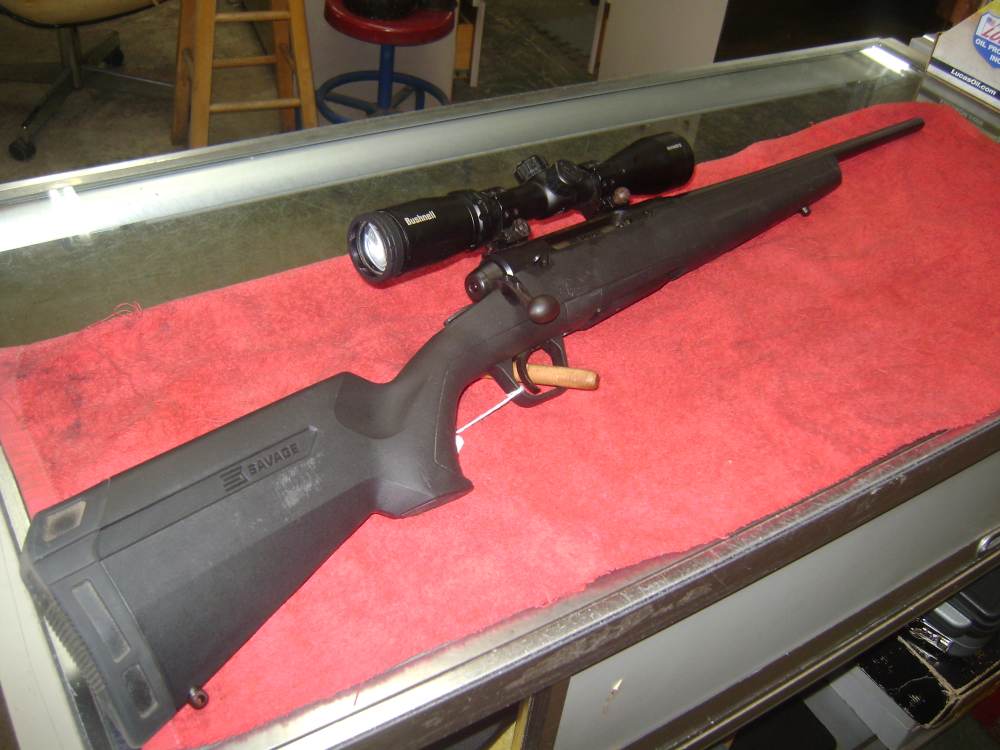 SAVAGE AXIS 243 win 3-9x40 Bushnell banner ll -121/2"lop-img-0