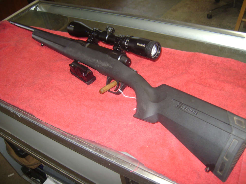 SAVAGE AXIS 243 win 3-9x40 Bushnell banner ll -121/2"lop-img-4