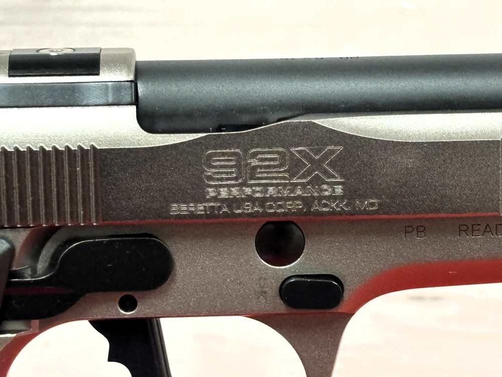 Factory New Beretta 92X Performance Defensive RDO 9mm Pistol No Reserve!-img-8