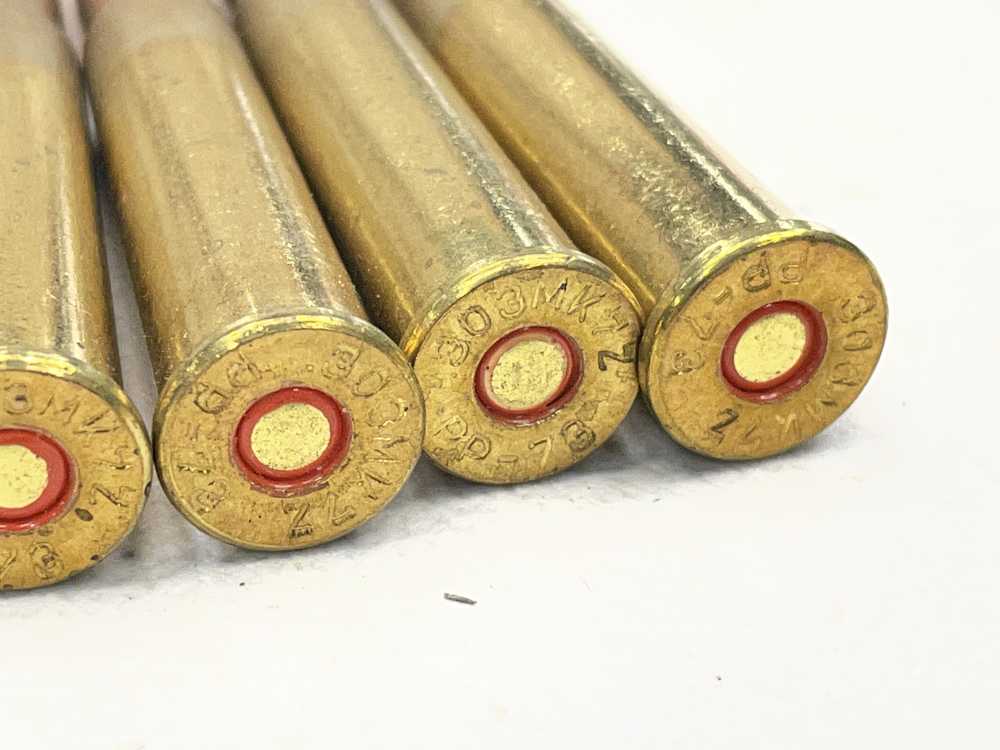 100 x vintage Kynoch 7mm Mauser ammunition 7x57 ICI UK 140 grain FMJ 1958-img-12