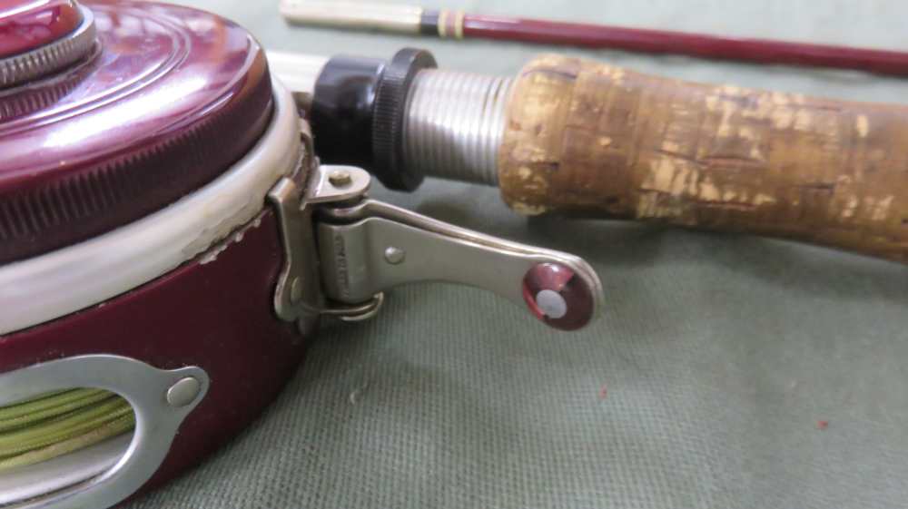 Vintage Heddon Pal Mark I 8305 Fly Rod 8' & South Bend Oren-O-Matic 1130 -img-12
