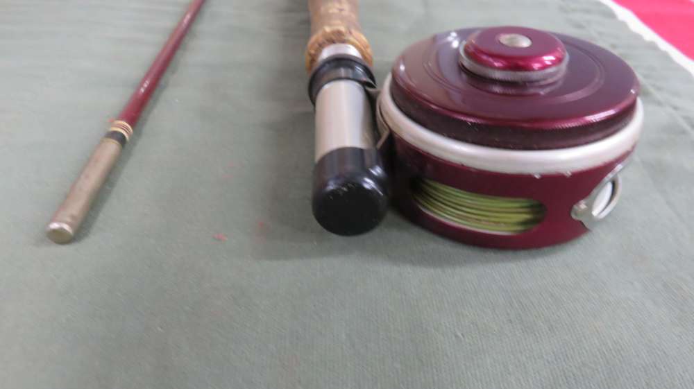 Vintage Heddon Pal Mark I 8305 Fly Rod 8' & South Bend Oren-O-Matic 1130 -img-13