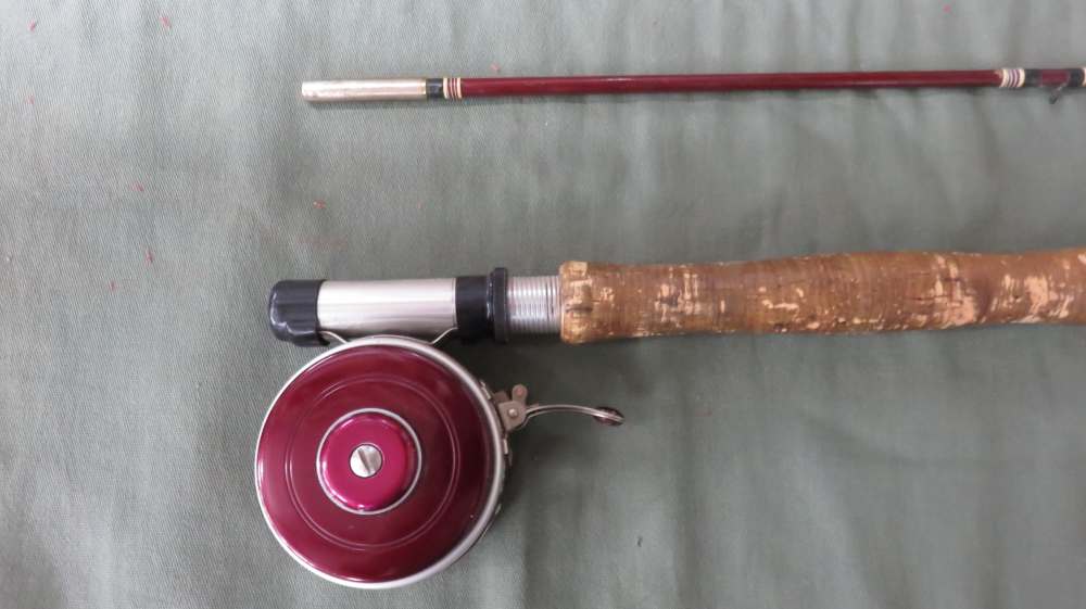 Vintage Heddon Pal Mark I 8305 Fly Rod 8' & South Bend Oren-O-Matic 1130 -img-2
