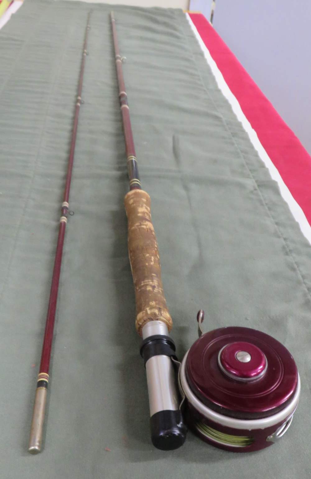 Vintage Heddon Pal Mark I 8305 Fly Rod 8' & South Bend Oren-O-Matic 1130 -img-14