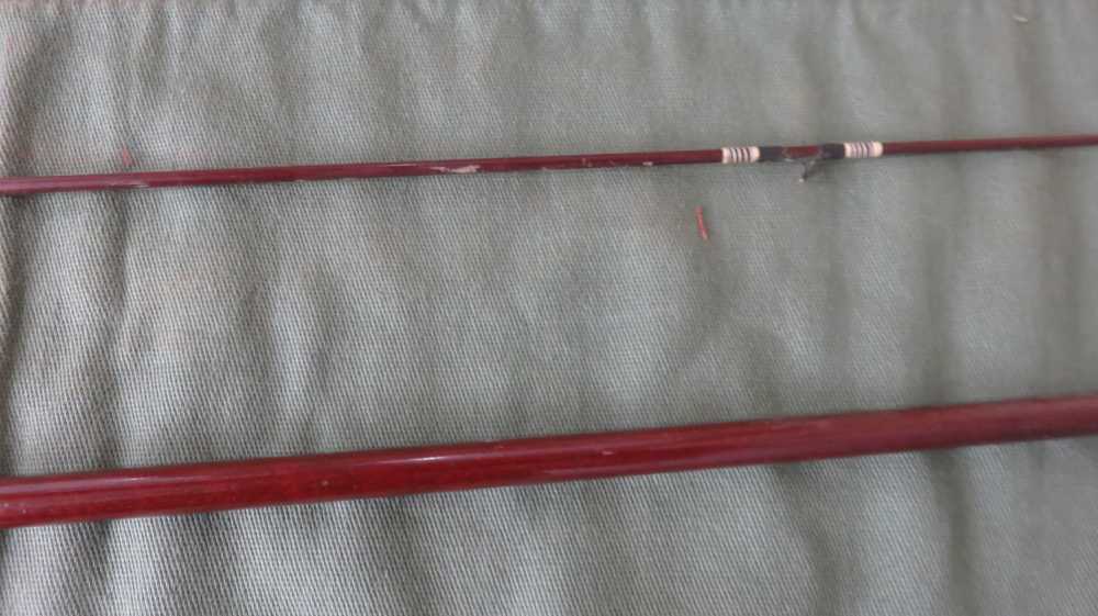 Vintage Heddon Pal Mark I 8305 Fly Rod 8' & South Bend Oren-O-Matic 1130 -img-9
