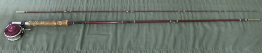 Vintage Heddon Pal Mark I 8305 Fly Rod 8' & South Bend Oren-O-Matic 1130 -img-1