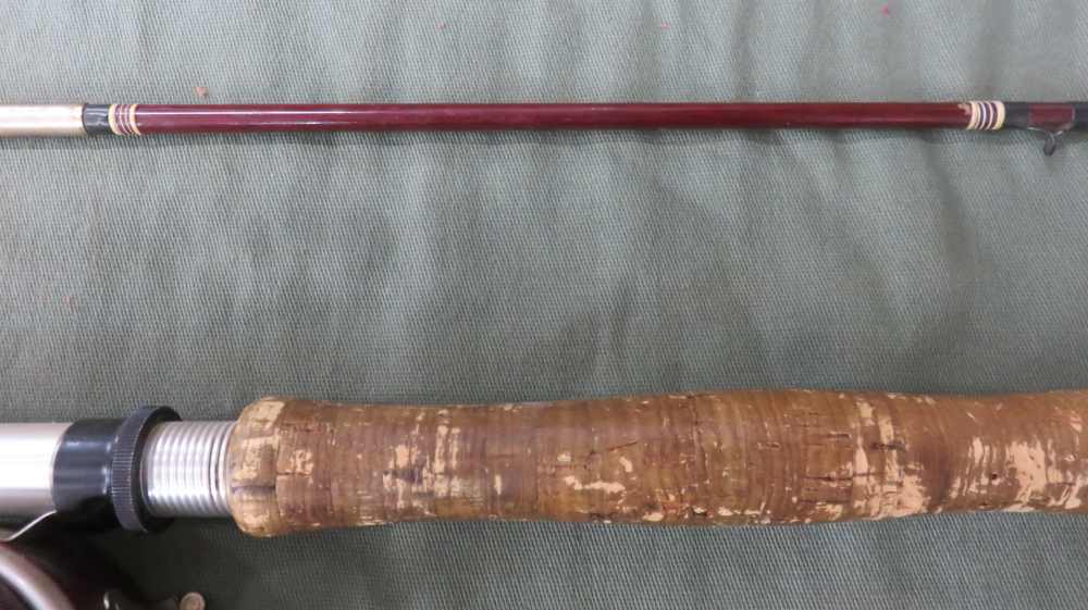 Vintage Heddon Pal Mark I 8305 Fly Rod 8' & South Bend Oren-O-Matic 1130 -img-4