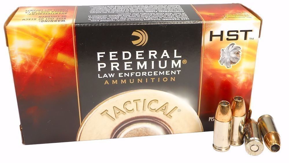 200rds Federal Premium LE Tactical HST™ 9mm 124gr JHP P9HST1 self defense-img-2