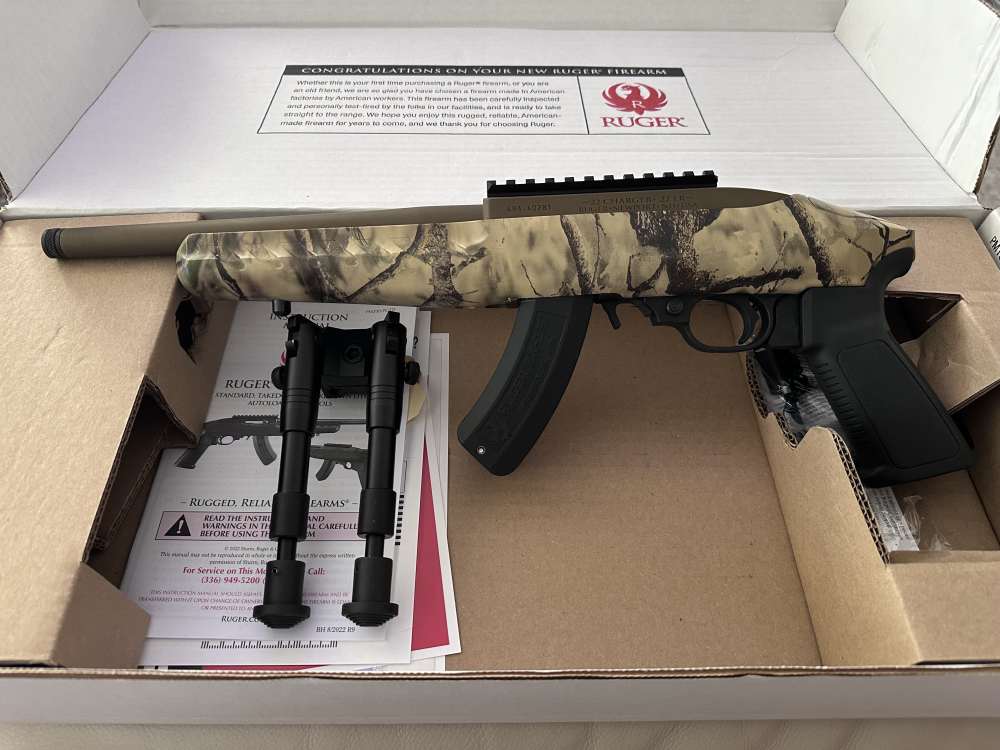 10/22 Ruger PC Charger- Go Wild Camo! 22LR-img-3
