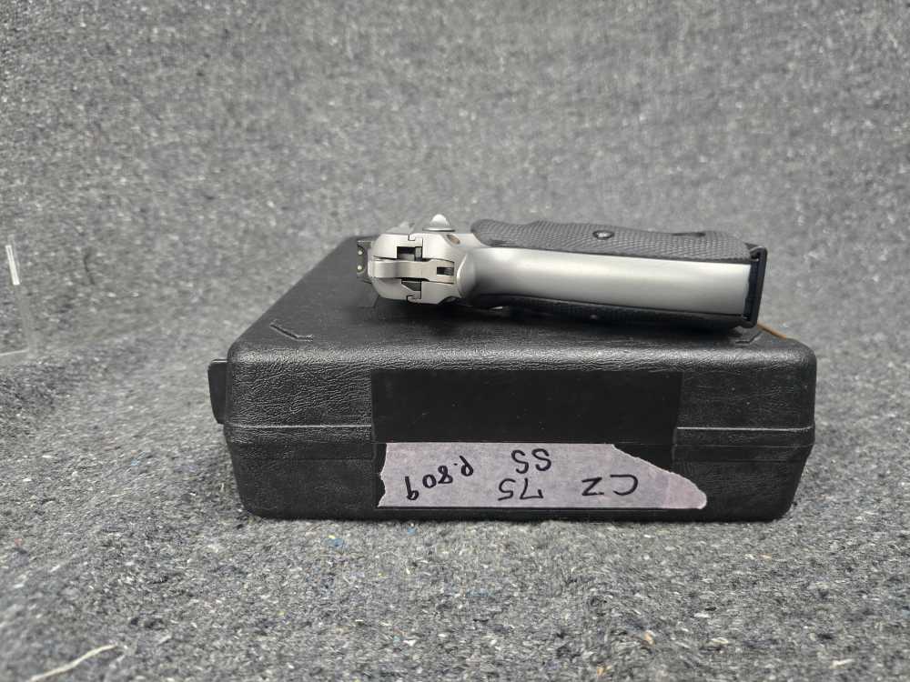 RARE CZ USA mdl. 75 B MATTE STAINLESS, Cal. 9mm TAKE A SHOT-img-13