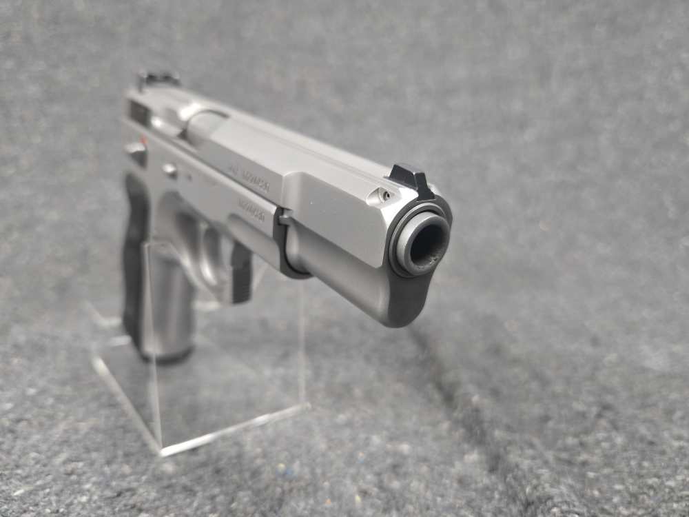RARE CZ USA mdl. 75 B MATTE STAINLESS, Cal. 9mm TAKE A SHOT-img-12