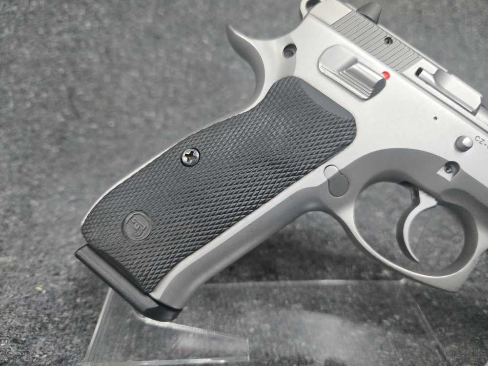 RARE CZ USA mdl. 75 B MATTE STAINLESS, Cal. 9mm TAKE A SHOT-img-8