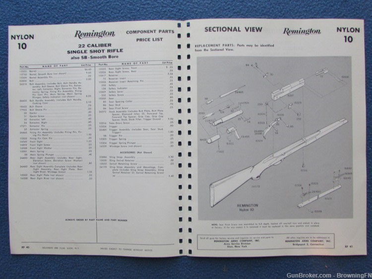 Vintage Remington Model Nylon 10 Owners Instruction Manual .22-img-1