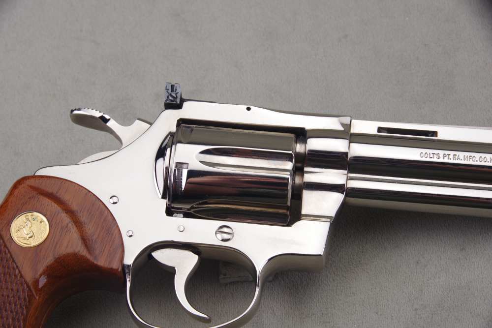 1978 Colt Diamondback 22LR 6'' Nickel 98%+ with Original Box & Papers-img-15