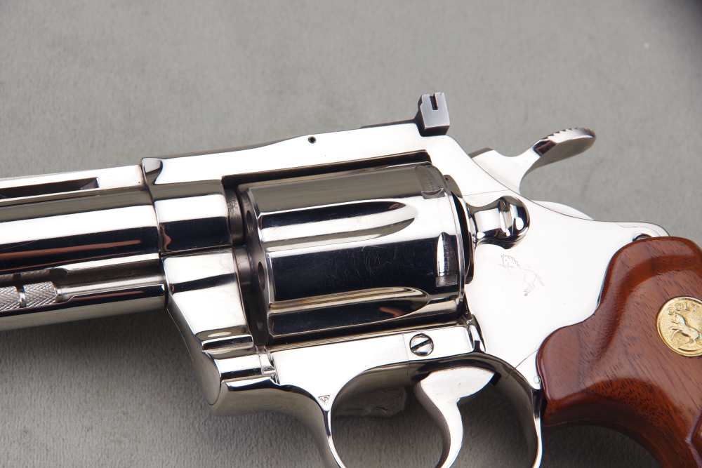 1978 Colt Diamondback 22LR 6'' Nickel 98%+ with Original Box & Papers-img-9