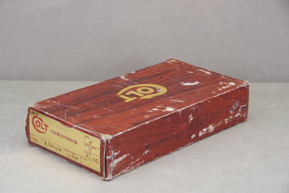 1978 Colt Diamondback 22LR 6'' Nickel 98%+ with Original Box & Papers-img-3