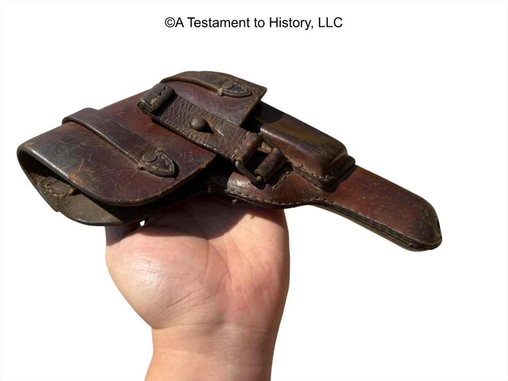 WWII GERMAN- FEMARU P.37 HOLSTER- LUFTWAFFE ISSUE- ORIG! WW2 RARE!-img-4