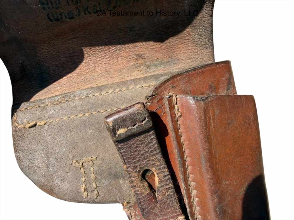 WWII GERMAN- FEMARU P.37 HOLSTER- LUFTWAFFE ISSUE- ORIG! WW2 RARE!-img-12
