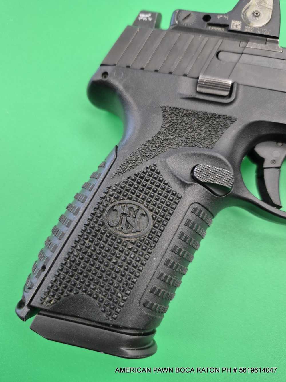 FN 509 Midsize Tactical 9mm THREADED 4.5" BRL, FN509 TRIJICON RM05 RED DOT -img-5