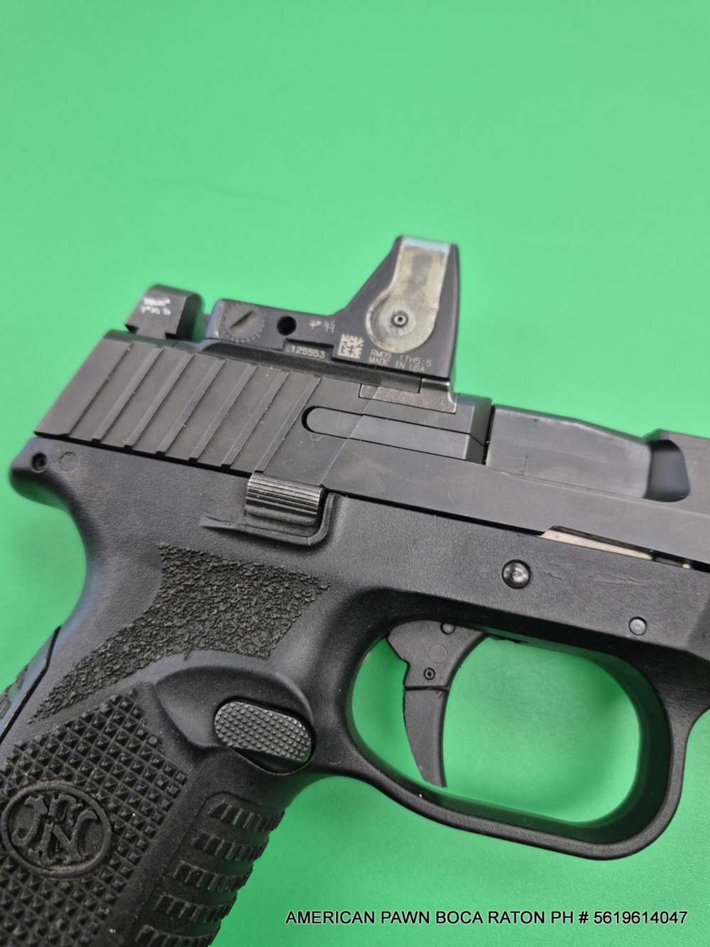 FN 509 Midsize Tactical 9mm THREADED 4.5" BRL, FN509 TRIJICON RM05 RED DOT -img-6