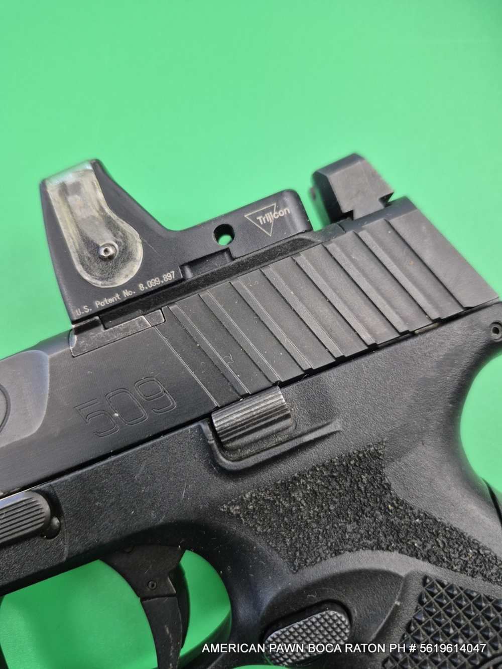 FN 509 Midsize Tactical 9mm THREADED 4.5" BRL, FN509 TRIJICON RM05 RED DOT -img-11