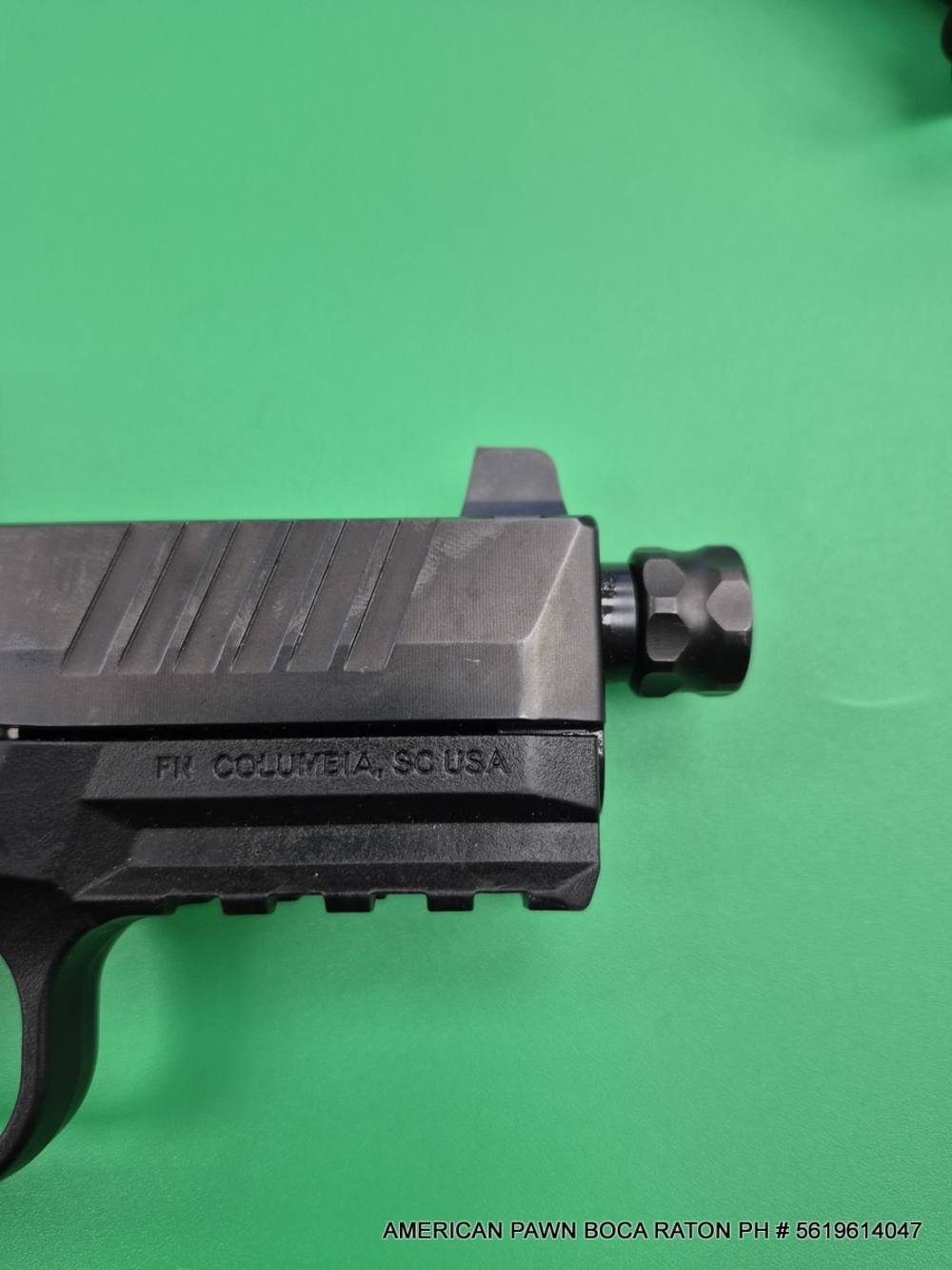FN 509 Midsize Tactical 9mm THREADED 4.5" BRL, FN509 TRIJICON RM05 RED DOT -img-4