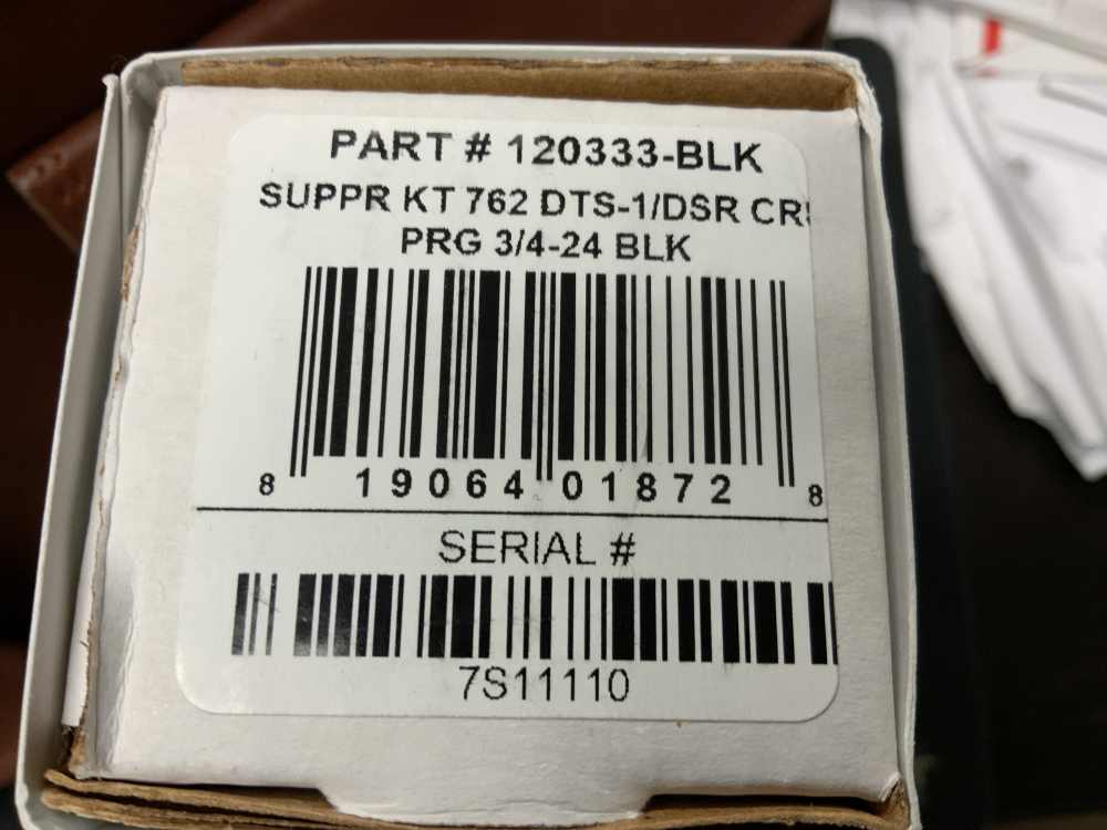 Knight's 120333-BLK Suppressor 7.62 CRS DSR 5.75" 15oz Direct Thread-img-5