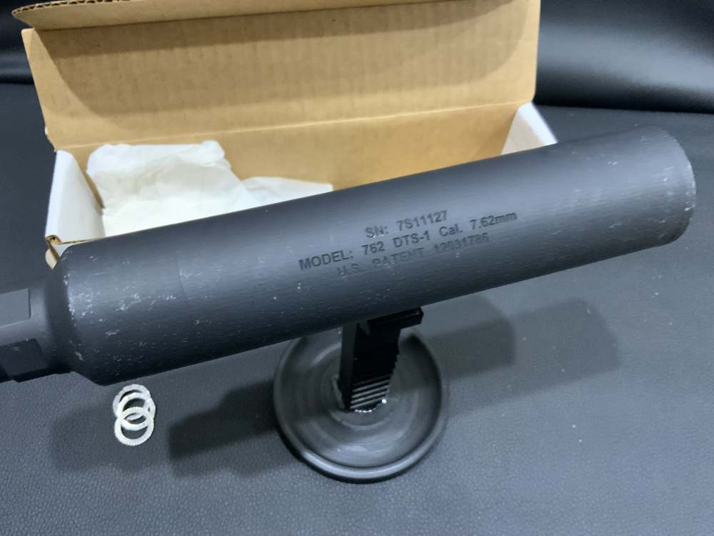 Knight's 120333-BLK Suppressor 7.62 CRS DSR 5.75" 15oz Direct Thread-img-0