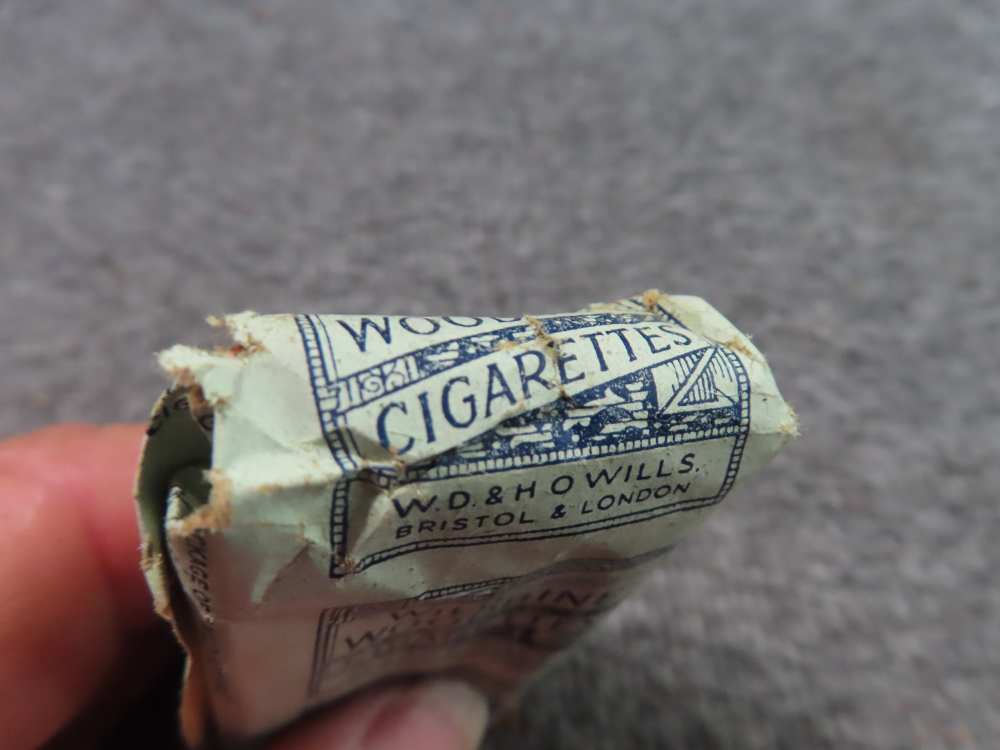 WWII BRITISH PACK OF 10 WILD WOODBINE CIGARETES & JOHN COTTON'S TOBACCO-img-12