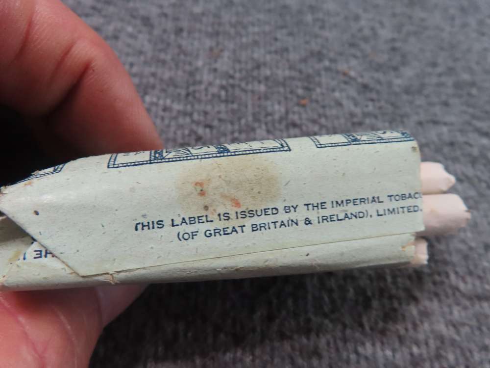WWII BRITISH PACK OF 10 WILD WOODBINE CIGARETES & JOHN COTTON'S TOBACCO-img-11