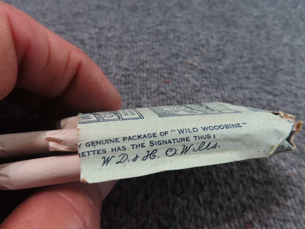 WWII BRITISH PACK OF 10 WILD WOODBINE CIGARETES & JOHN COTTON'S TOBACCO-img-13
