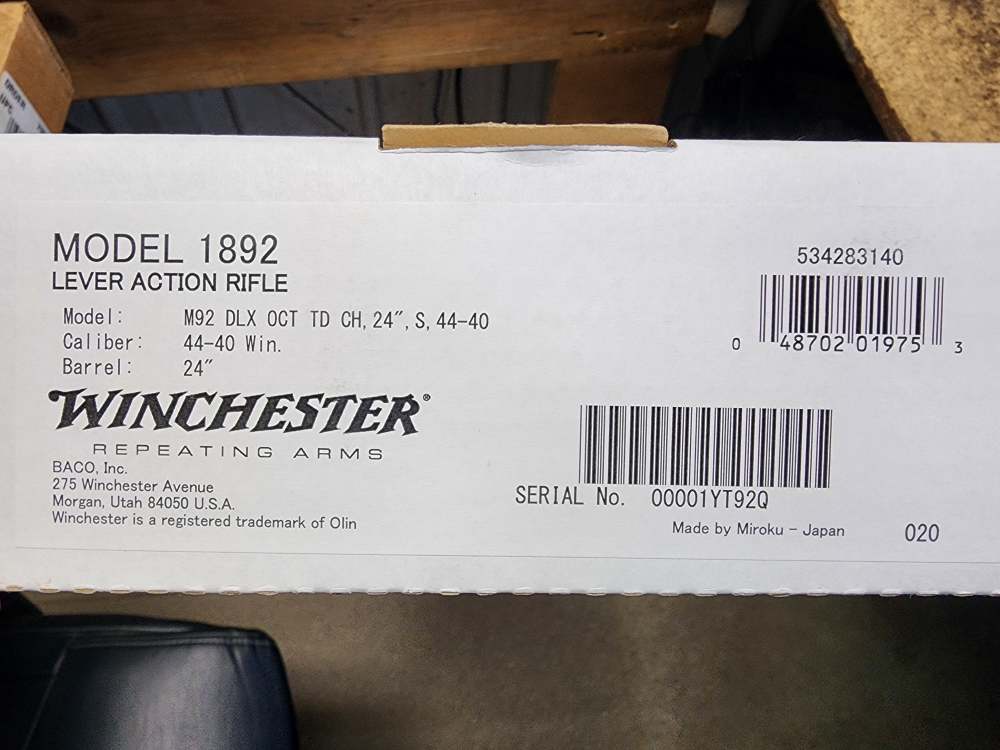 PICS! NEW WINCHESTER MODEL 1892 44-40 TAKEDOWN 24" COLOR CASE HARDENED M92-img-1