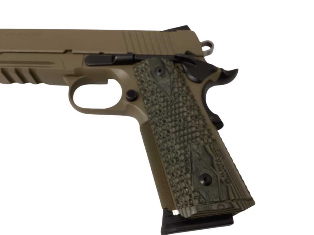 Sig Sauer 1911 Scorpion FDE 45 .45 1911CAR-45SCPN w/ Case + 2 Mags -img-5