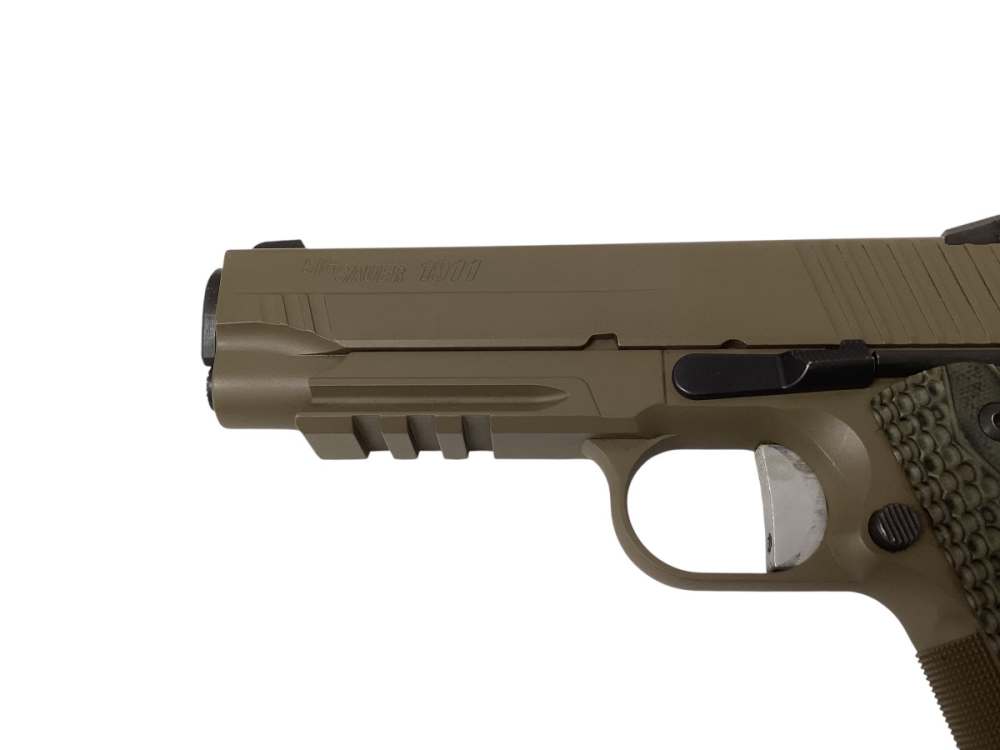Sig Sauer 1911 Scorpion FDE 45 .45 1911CAR-45SCPN w/ Case + 2 Mags -img-4
