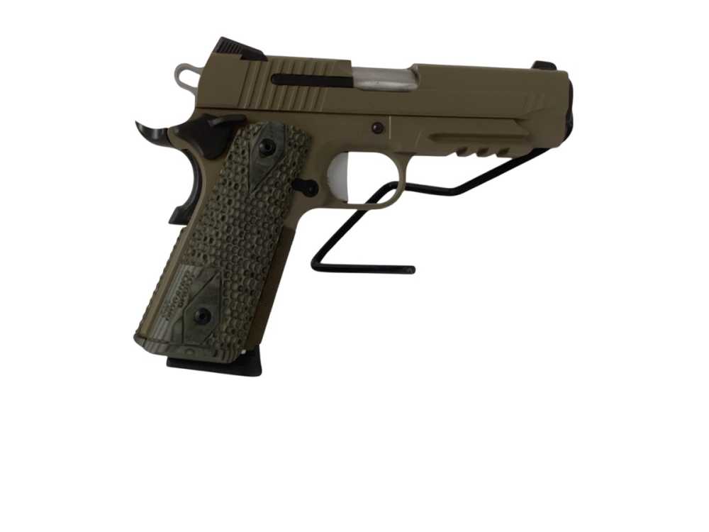 Sig Sauer 1911 Scorpion FDE 45 .45 1911CAR-45SCPN w/ Case + 2 Mags -img-3