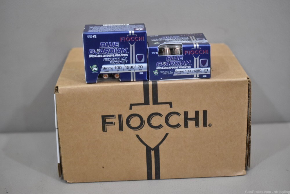 400 Rounds Fiocchi Blue Guardian 9mm Specialized Defensive Ammunition-img-2