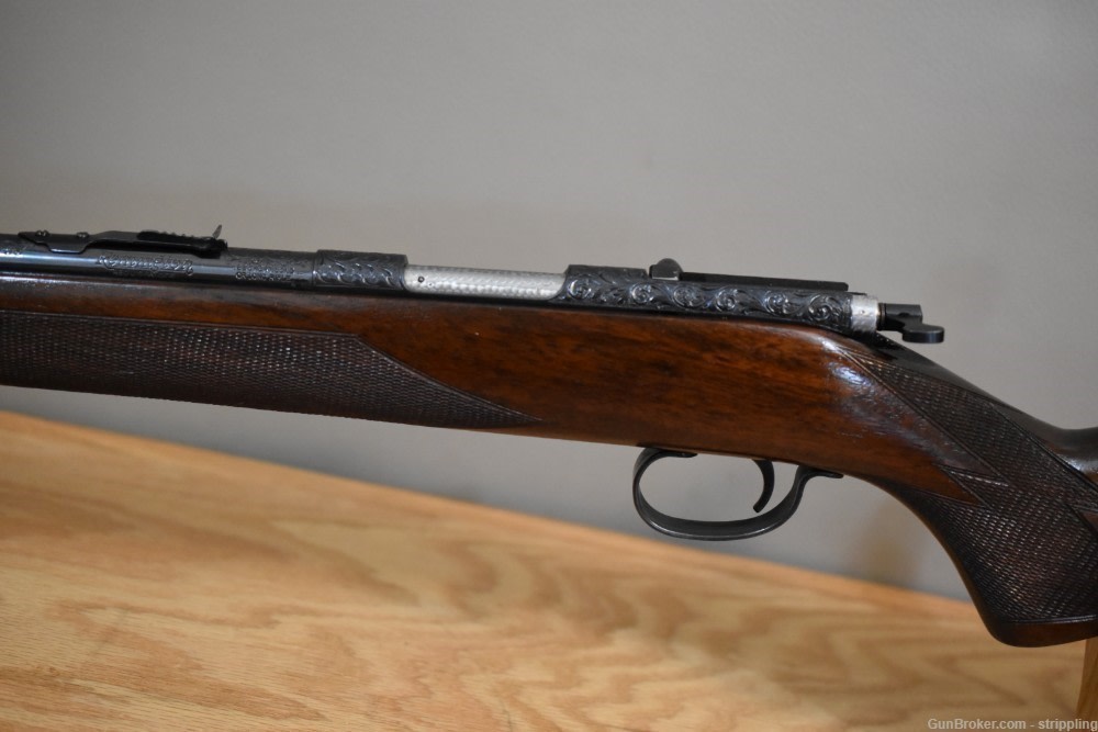 Beautiful Hand Engraved Remington Model 341 22 Caliber Bolt Action Rifle-img-0