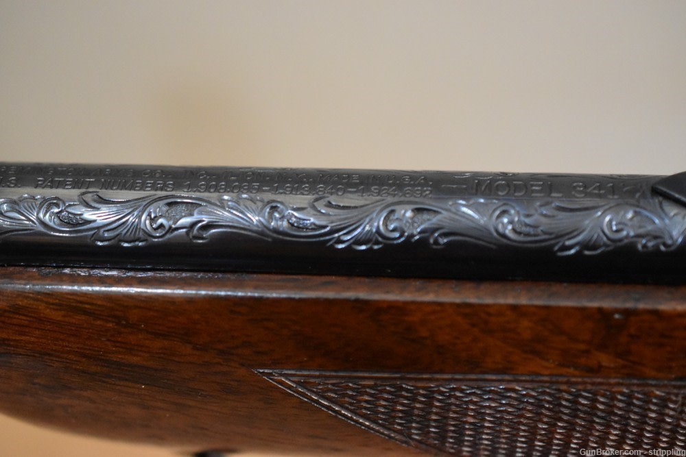 Beautiful Hand Engraved Remington Model 341 22 Caliber Bolt Action Rifle-img-10