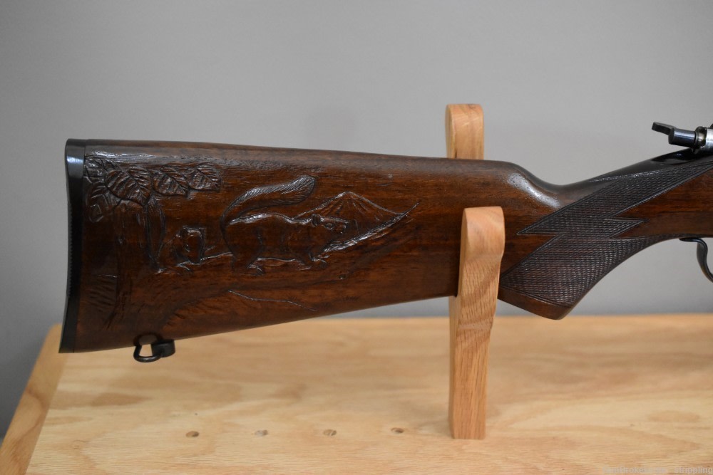 Beautiful Hand Engraved Remington Model 341 22 Caliber Bolt Action Rifle-img-14