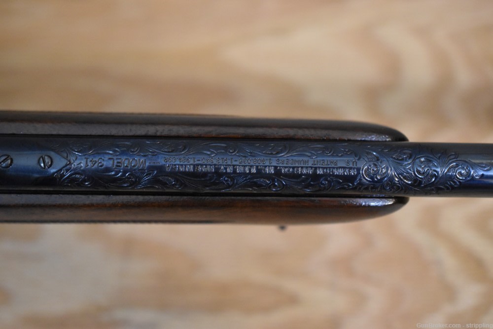 Beautiful Hand Engraved Remington Model 341 22 Caliber Bolt Action Rifle-img-3