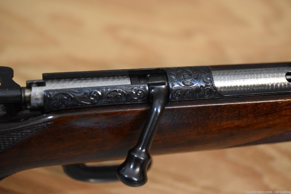 Beautiful Hand Engraved Remington Model 341 22 Caliber Bolt Action Rifle-img-5