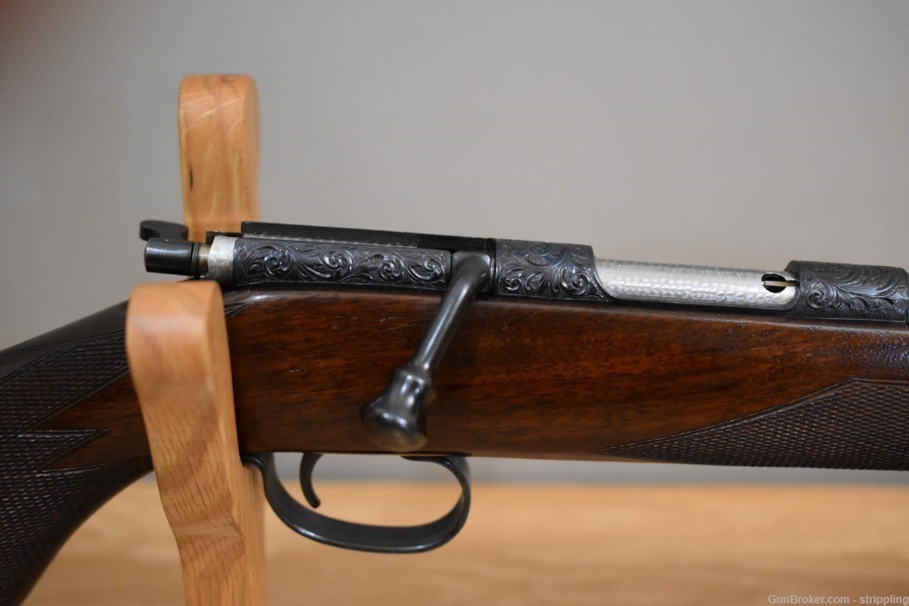 Beautiful Hand Engraved Remington Model 341 22 Caliber Bolt Action Rifle-img-6