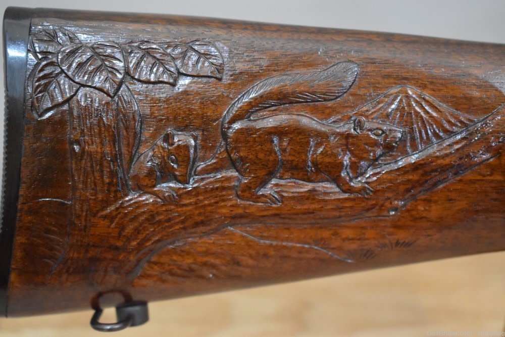 Beautiful Hand Engraved Remington Model 341 22 Caliber Bolt Action Rifle-img-1