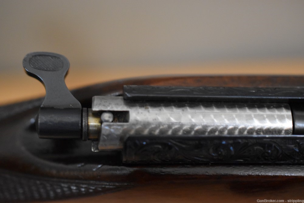 Beautiful Hand Engraved Remington Model 341 22 Caliber Bolt Action Rifle-img-7