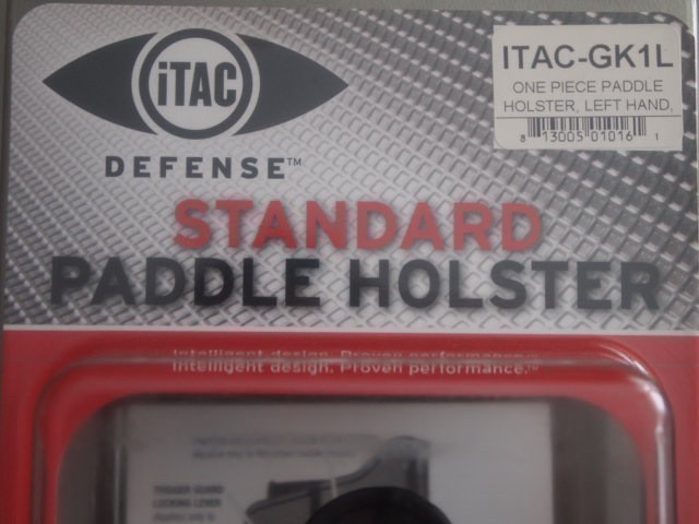 ITAC Standard Paddle Holster Left Handed Glock -img-1