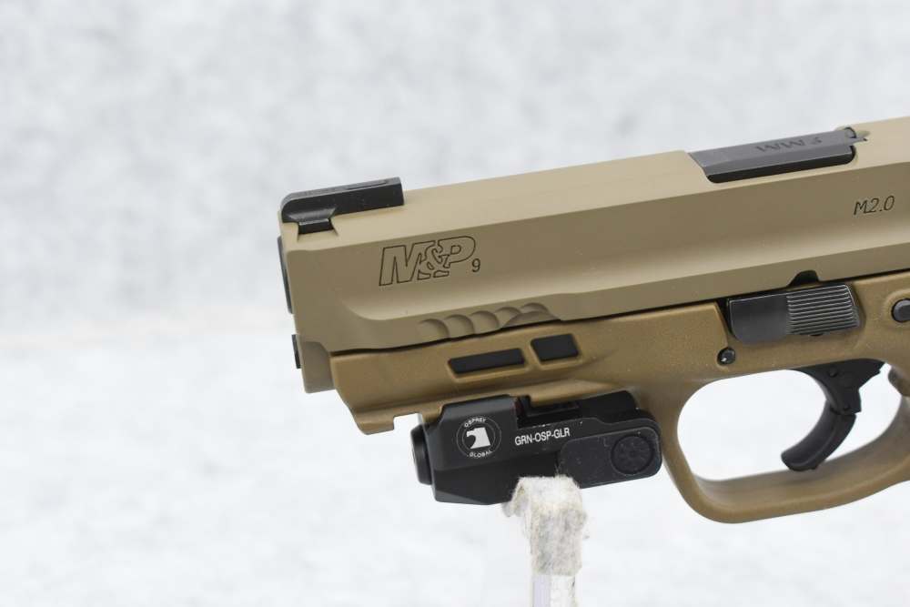 S&W M&P9 M2.0 9mm 4 FDE TruGlo TFX Night Sights Osprey Green Laser Like New-img-5